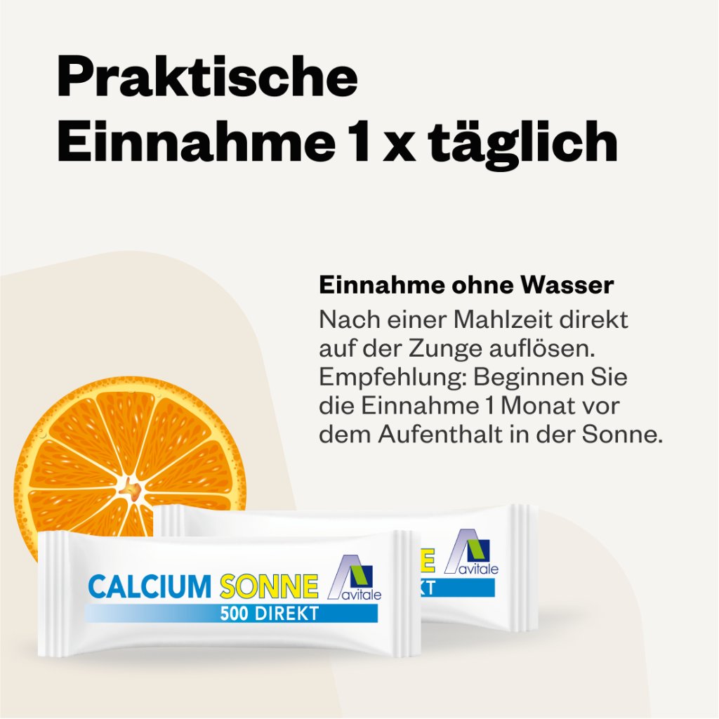 CALCIUM SONNE 500 Direkt Portionssticks