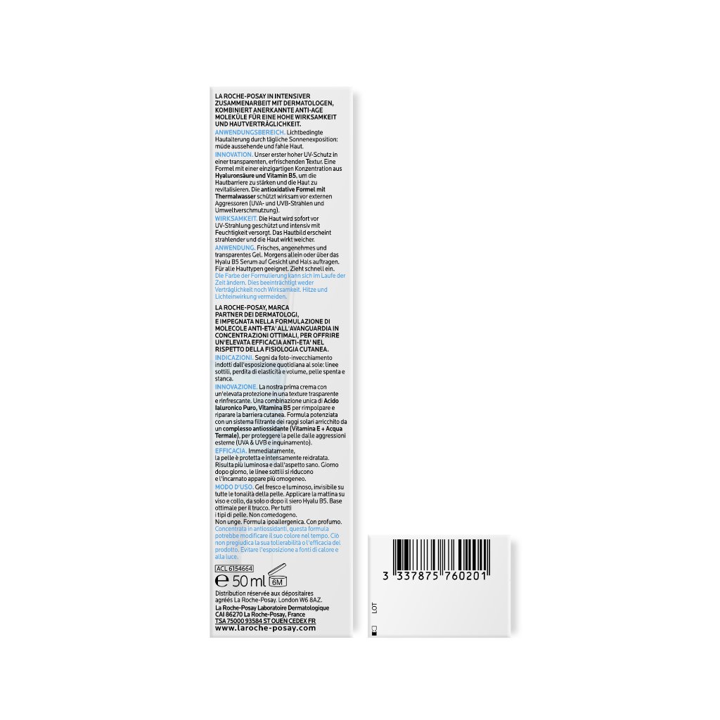 La Roche-Posay Hyalu B5 Water Gel LSF30 50 ml