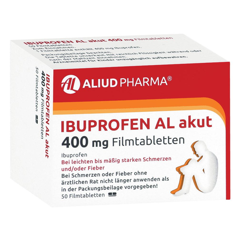 IBUPROFEN AL akut 400 mg Filmtabletten