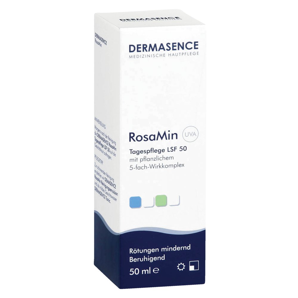 DERMASENCE RosaMin Tagespflege mit LSF 50, 50 ml