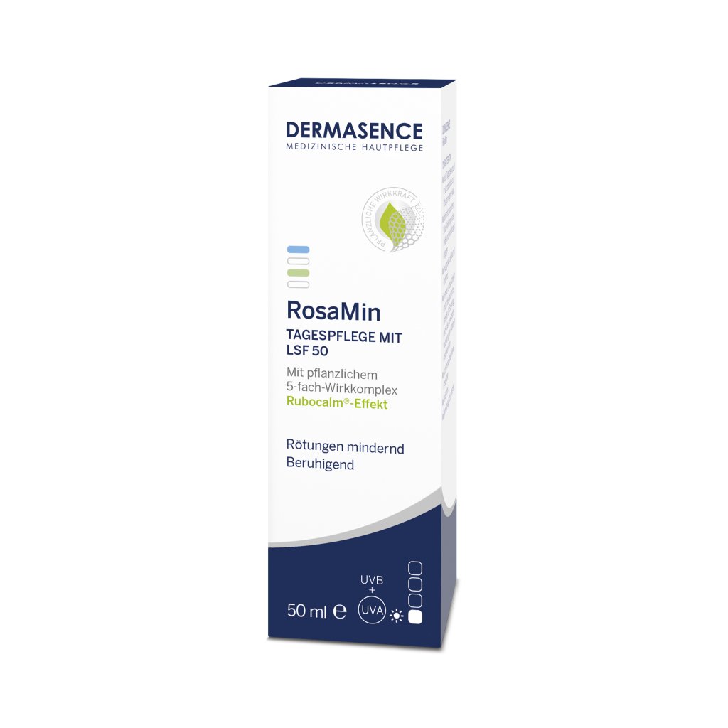 DERMASENCE RosaMin Tagespflege mit LSF 50, 50 ml