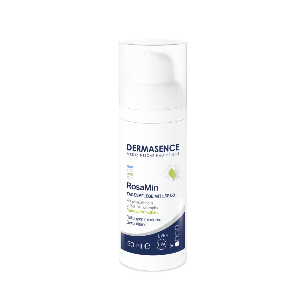 DERMASENCE RosaMin Tagespflege mit LSF 50, 50 ml