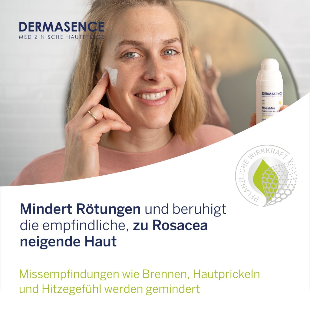 DERMASENCE RosaMin Tagespflege mit LSF 50, 50 ml