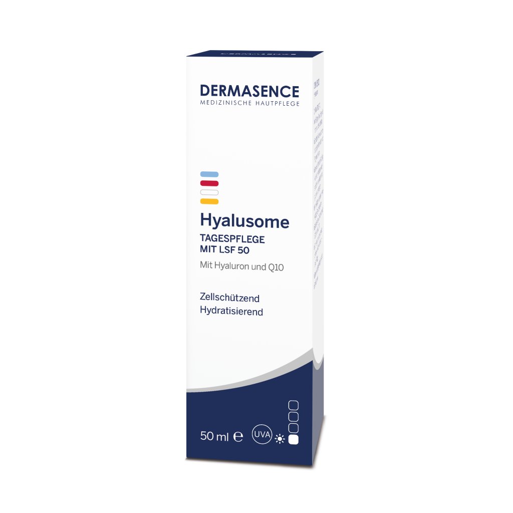 DERMASENCE Hyalusome Tagespflege mit LSF 50, 50 ml