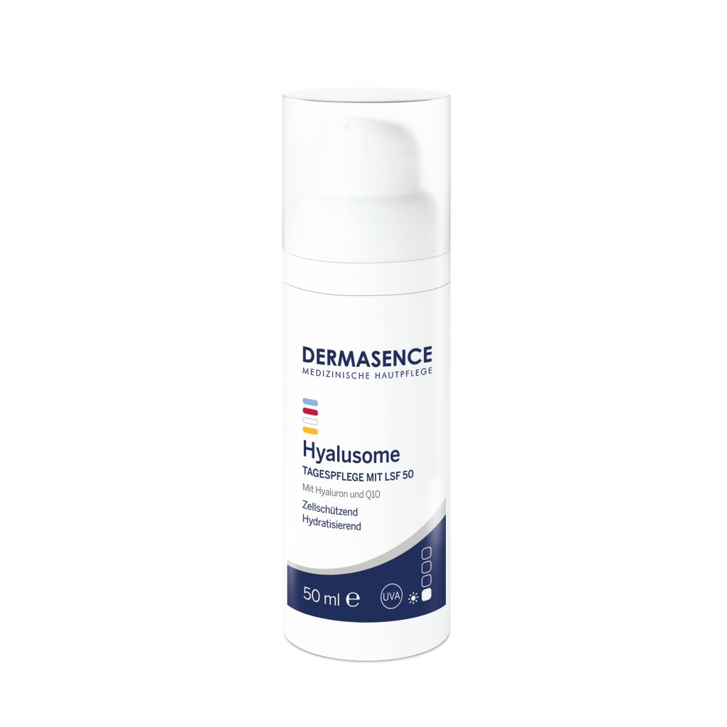 DERMASENCE Hyalusome Tagespflege mit LSF 50, 50 ml