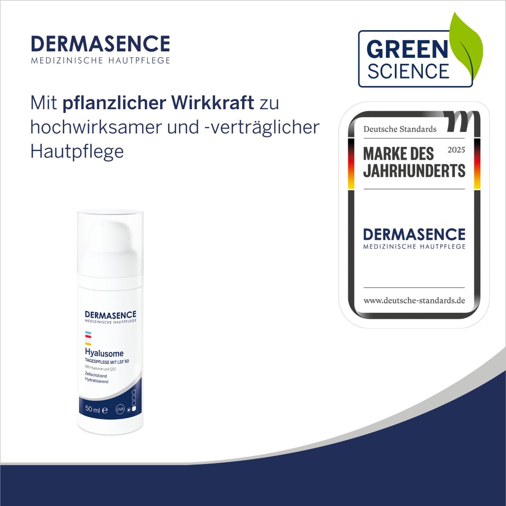 DERMASENCE Hyalusome Tagespflege mit LSF 50, 50 ml