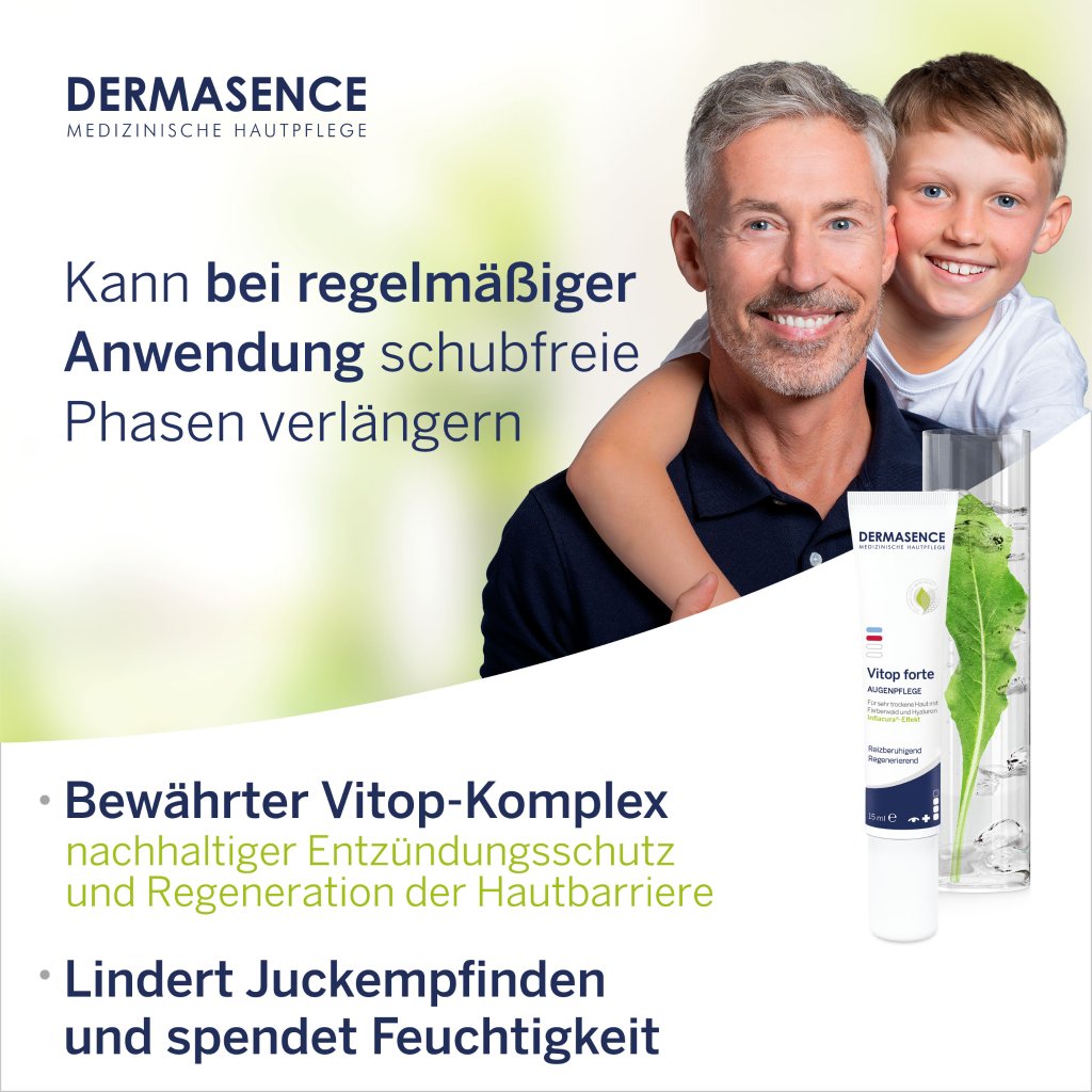 DERMASENCE Vitop forte Augenpflege, 15 ml