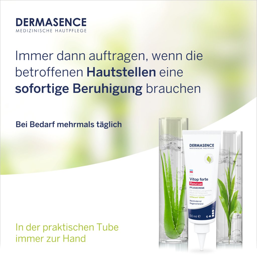 DERMASENCE Vitop forte Rescue Pflegecreme, 50 ml