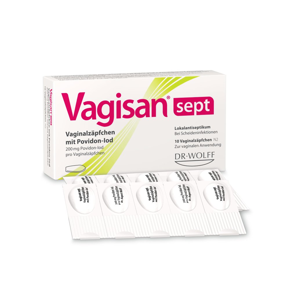 VAGISAN sept Vaginalzäpfchen mit Povidon-Iod