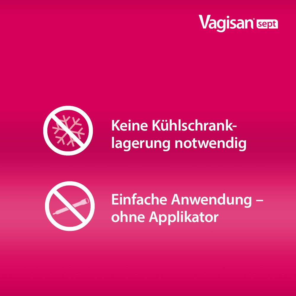 VAGISAN sept Vaginalzäpfchen mit Povidon-Iod