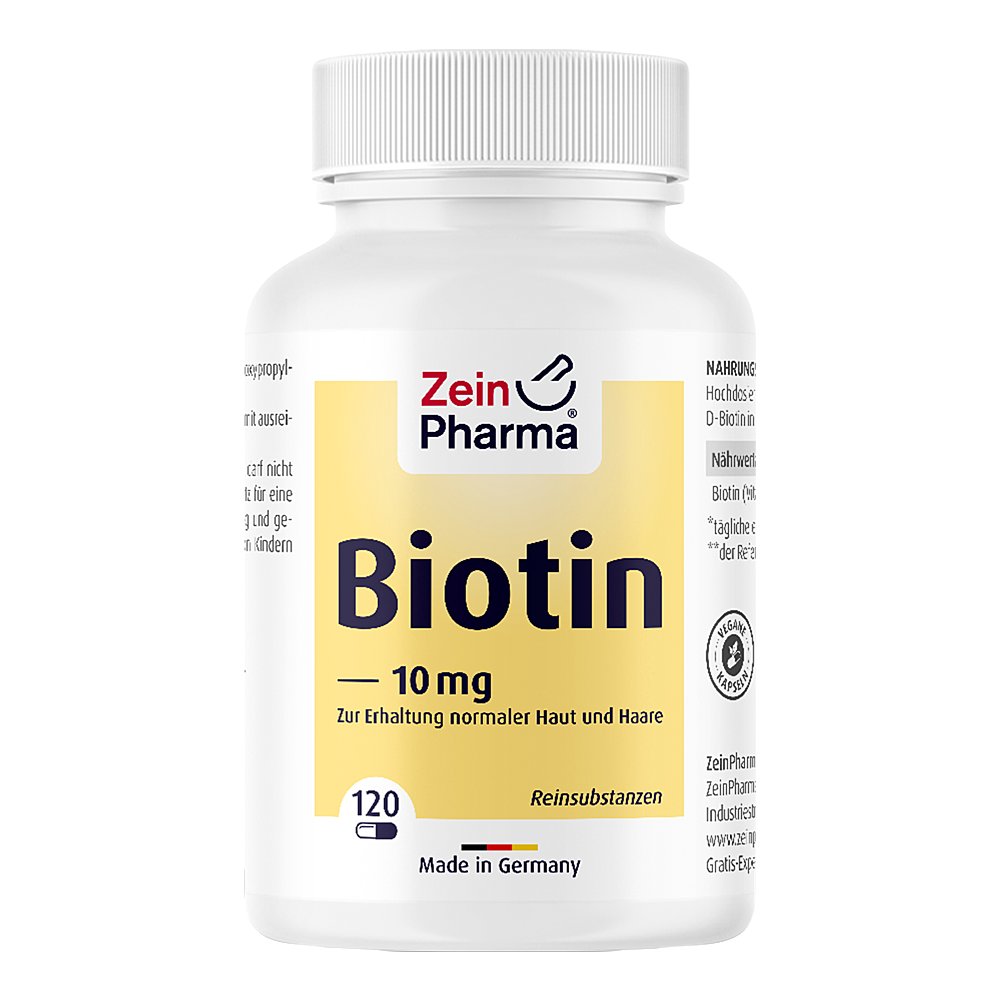 BIOTIN 10 mg Kapseln hochdosiert