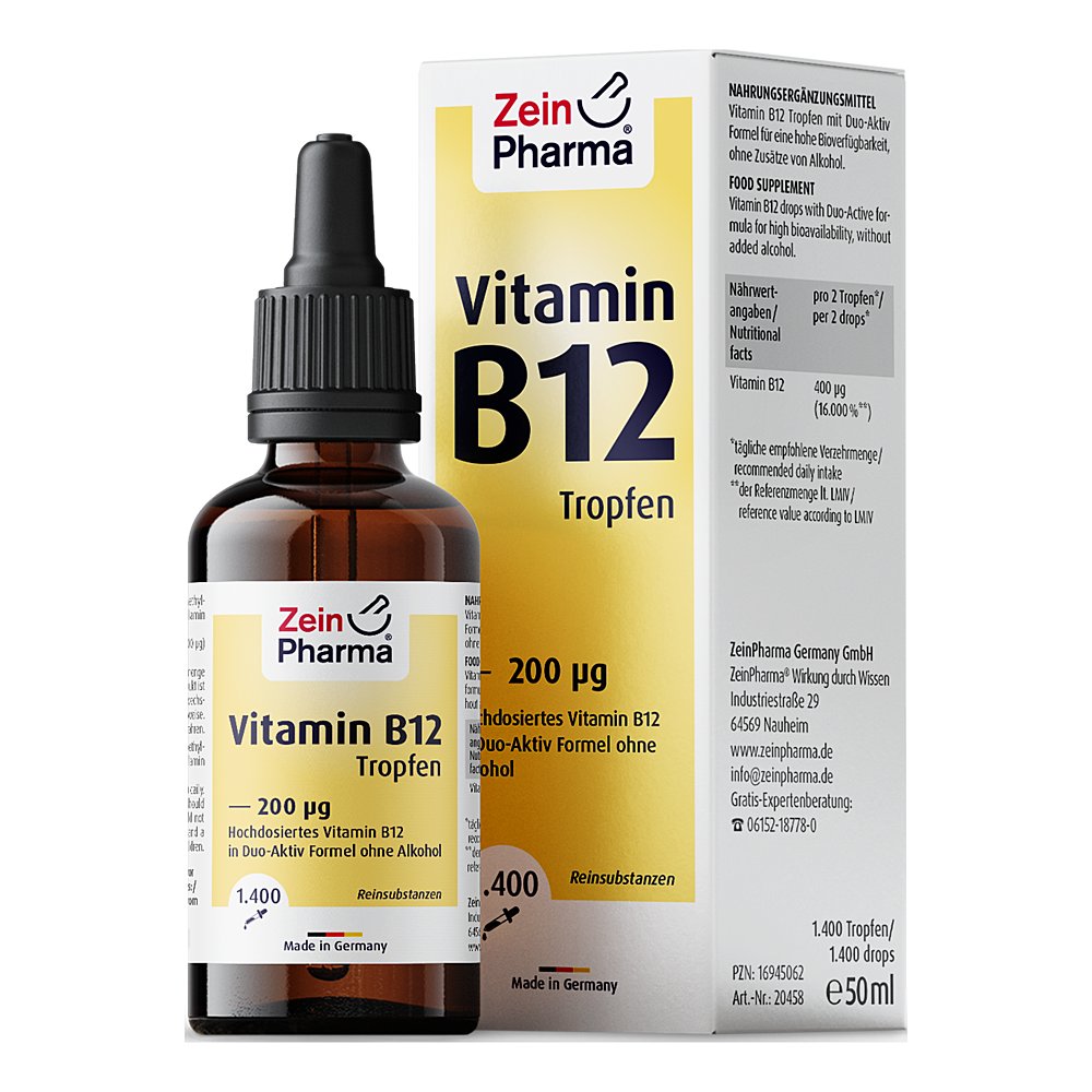 VITAMIN B12 200 μg Tropfen zum Einnehmen