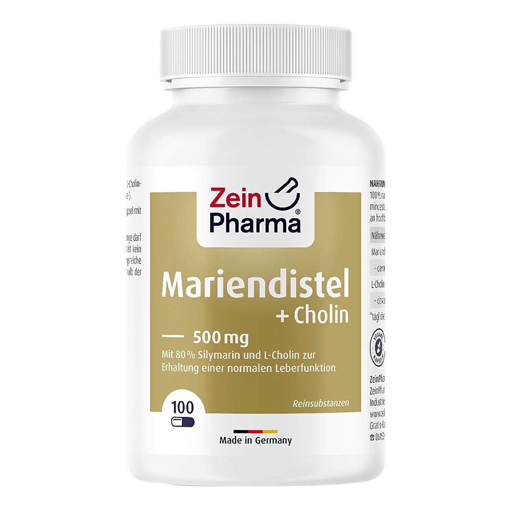 MARIENDISTEL+CHOLIN Kapseln 80% Silymarin