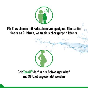 GeloTonsil Gurgelgel lindert Halsschmerzen & Schluckbeschwerden 200ml
