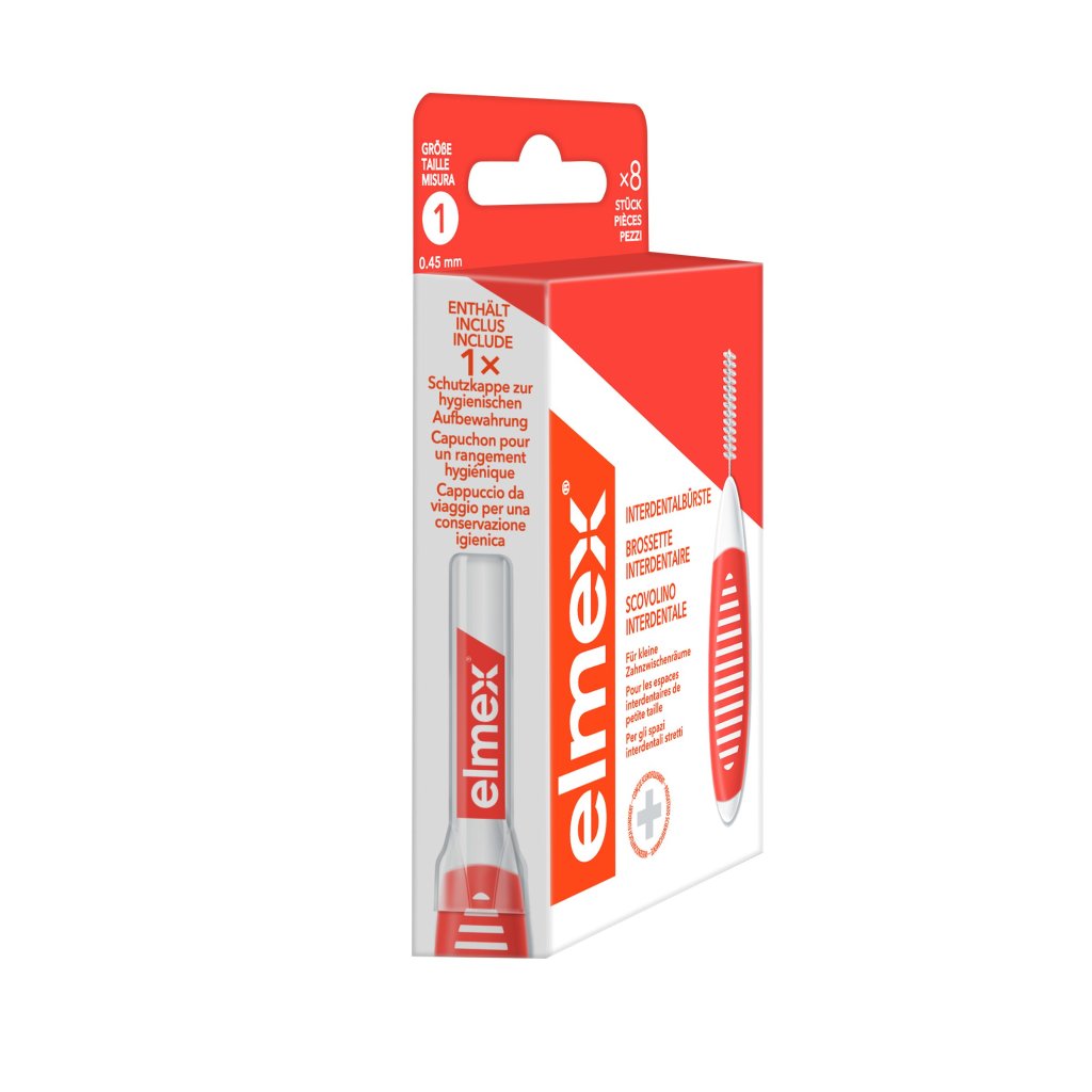ELMEX Interdentalbürsten ISO Gr.1 0,45 mm orange