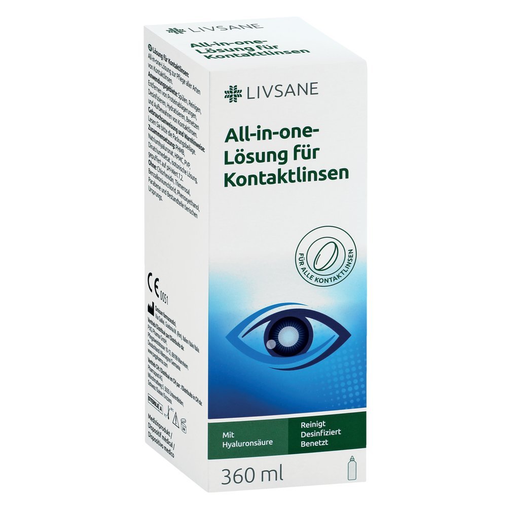 All-in-one Lösung für Kontaktlinsen, 360 ml