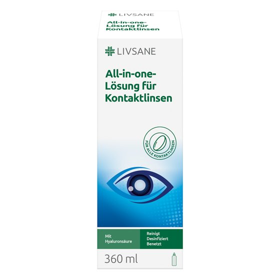 All-in-one Lösung für Kontaktlinsen, 360 ml