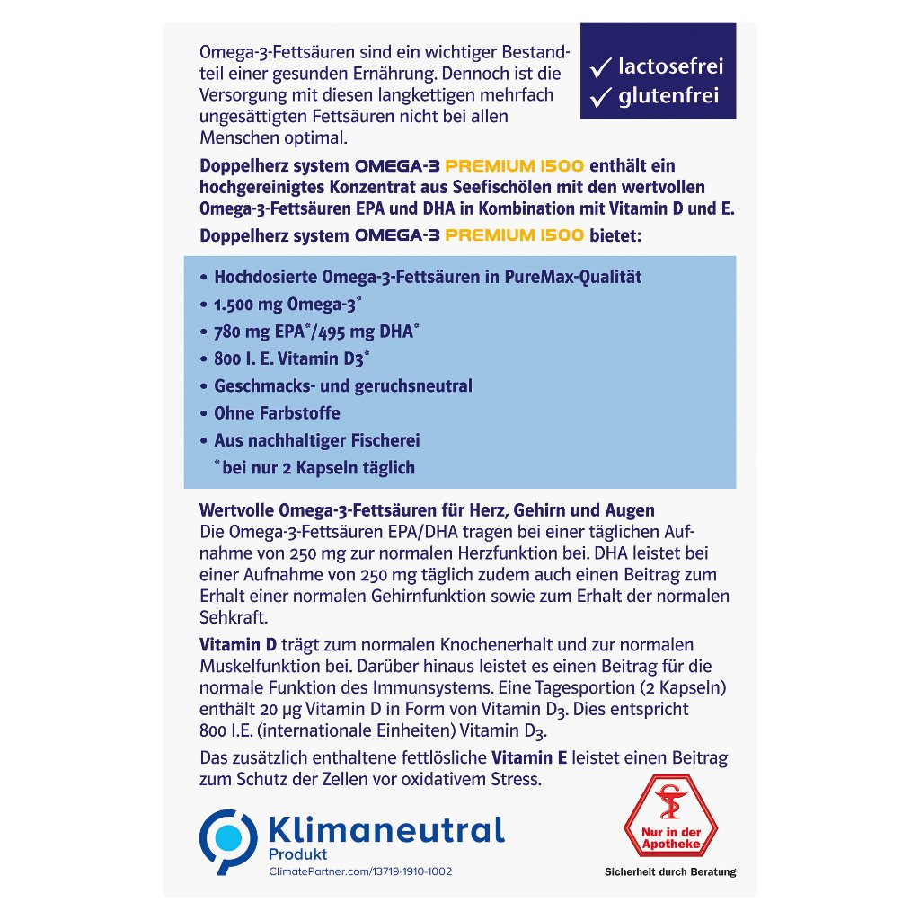 Doppelherz system Omega-3 Premium 1500