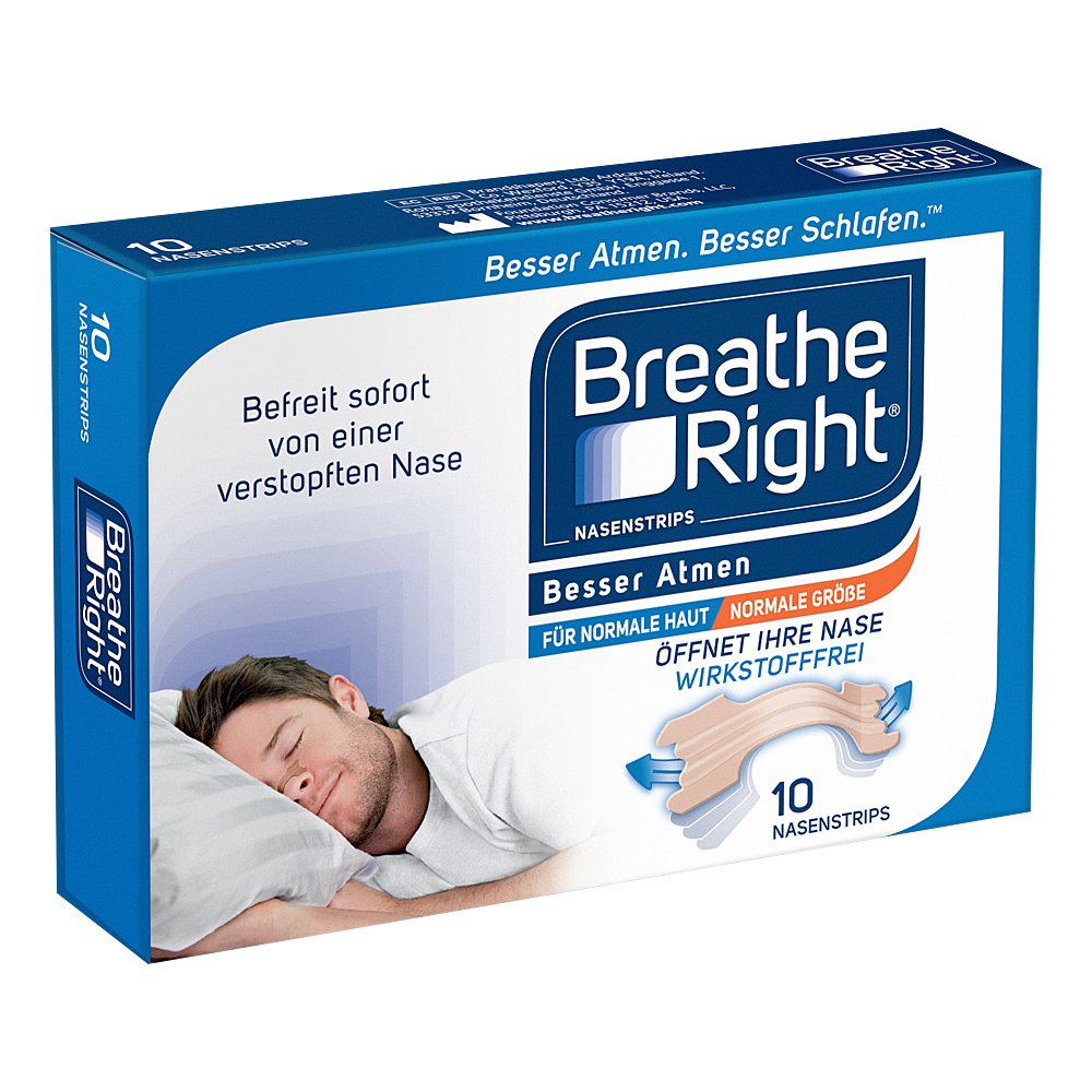 BESSER Atmen Breathe Right Nasenpfl.normal beige