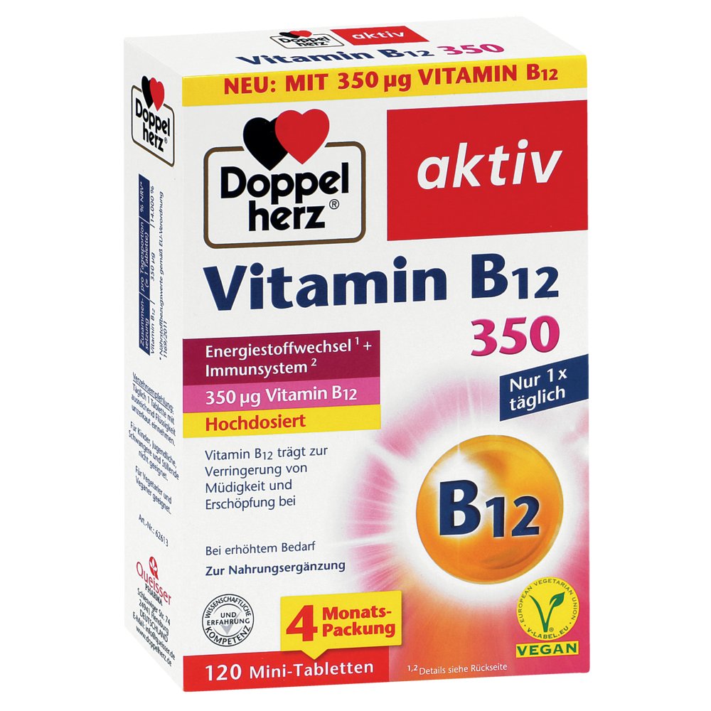 DOPPELHERZ Vitamin B12 350 Tabletten