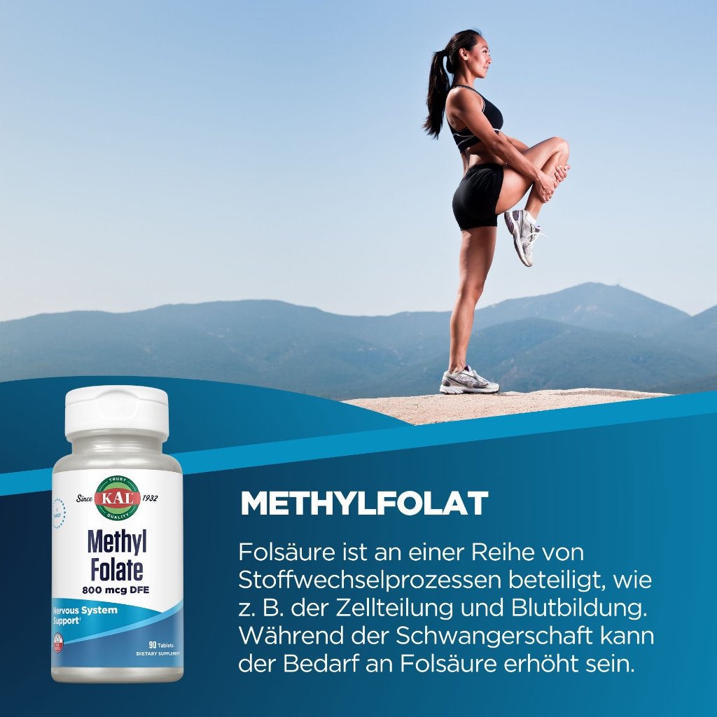 KAL Methyl Folat 800 mcg (Ultra Folate)