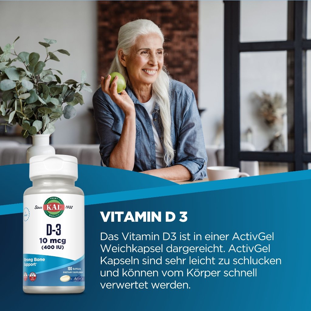 KAL Vitamin D3 400 I.E.