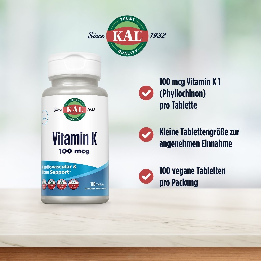 KAL Vitamin K1 100 mcg