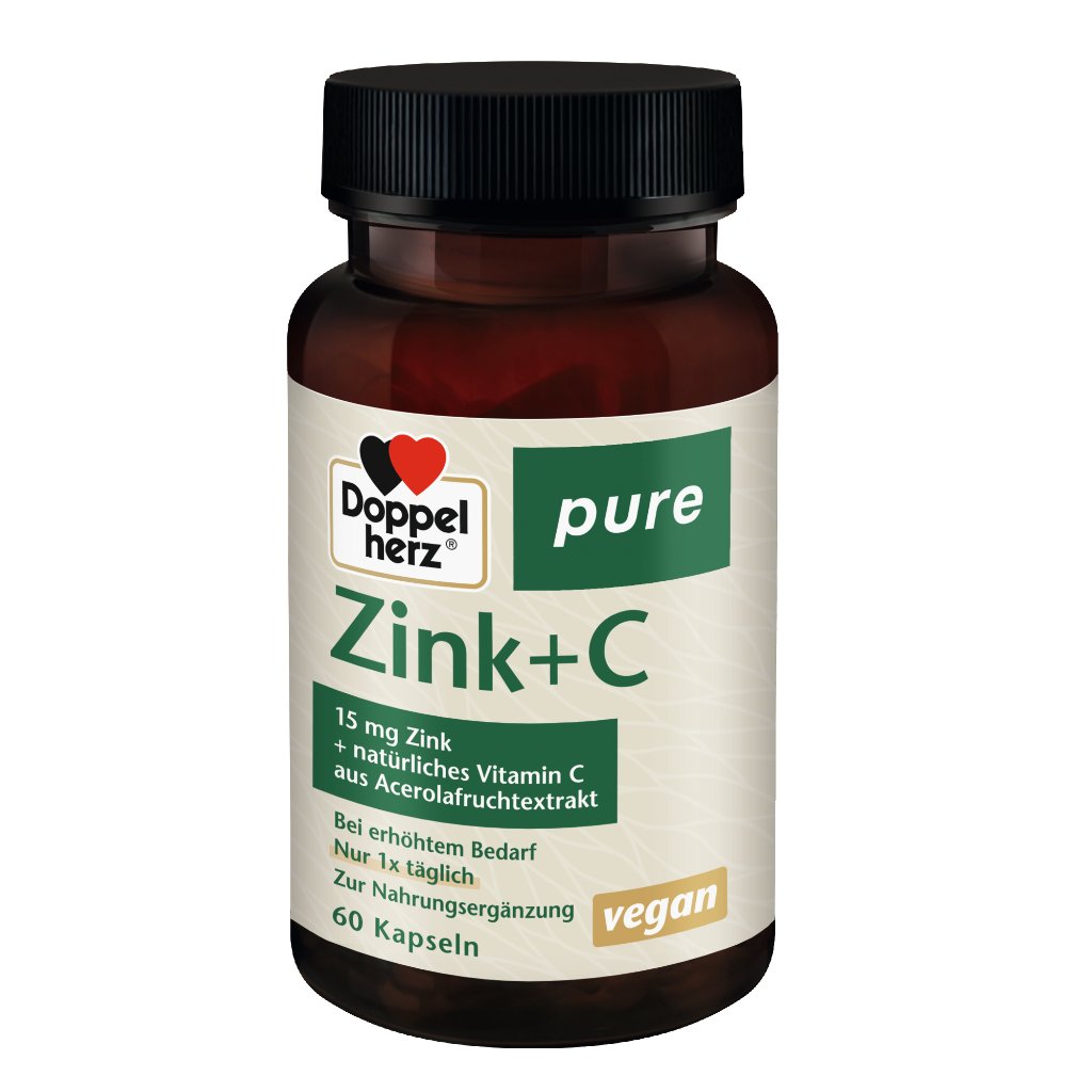 Doppelherz pure Zink + C ohne Gelatine