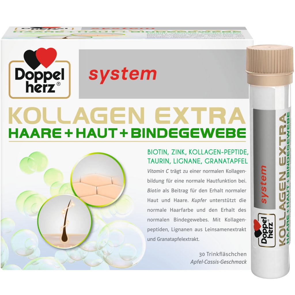 Doppelherz system KOLLAGEN EXTRA - Praktische Trinkfläschchen