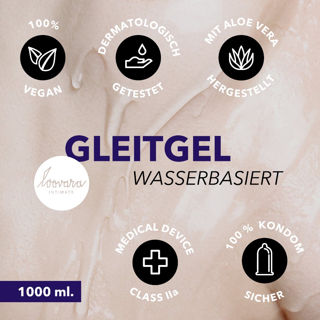 Loovara 1 Liter Long Night Stand Gleitgel mit Aloe Vera
