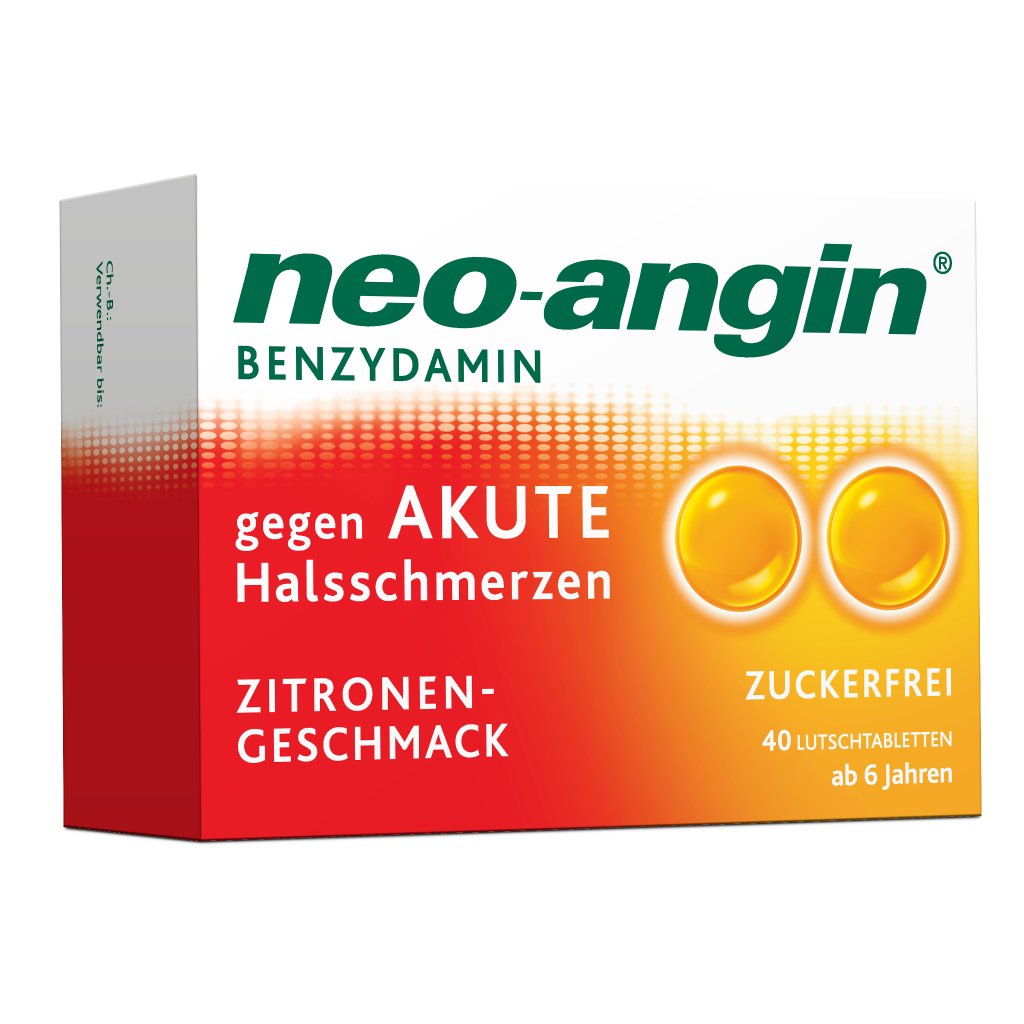 neo-angin Benzy Akut Zitrone LT 40 St