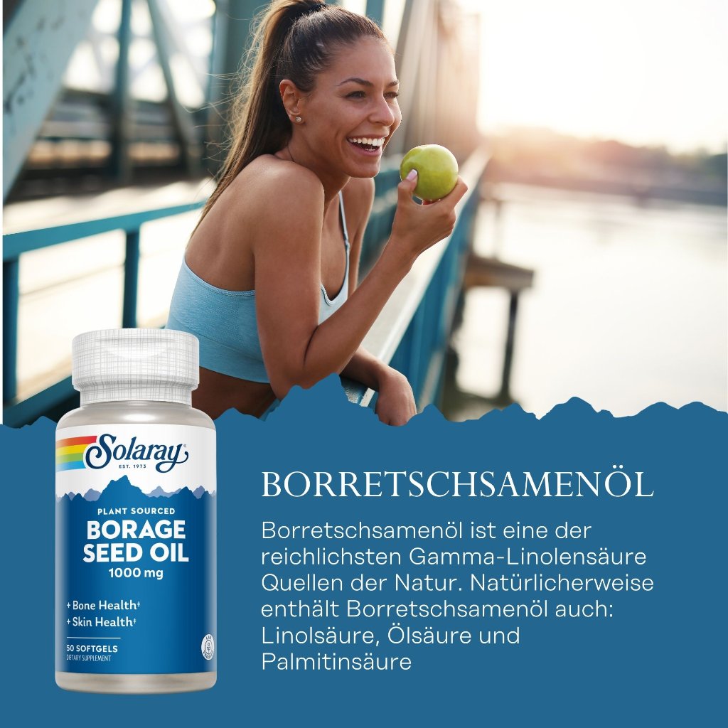 Solaray Borretschsamenöl 240 mg GLA