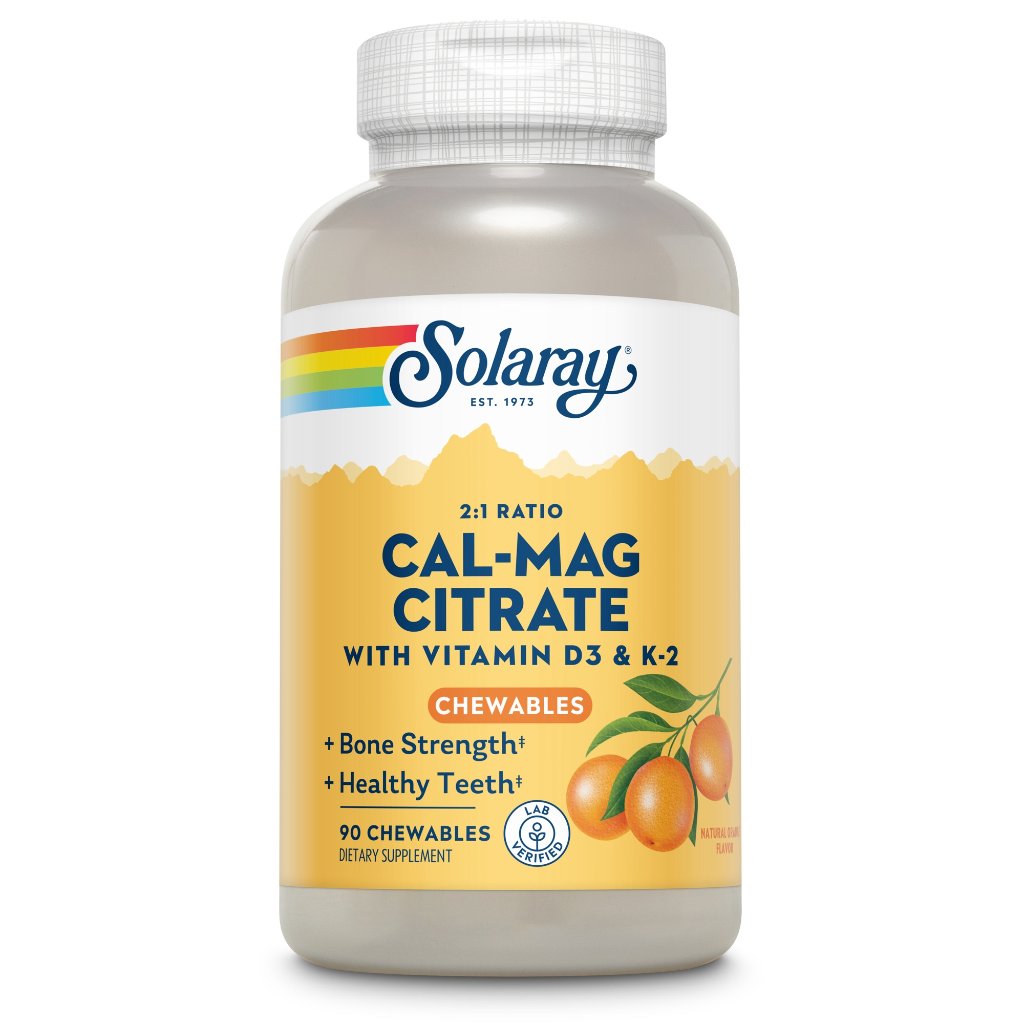Solaray Cal-Mag Citrat + D3 & K2