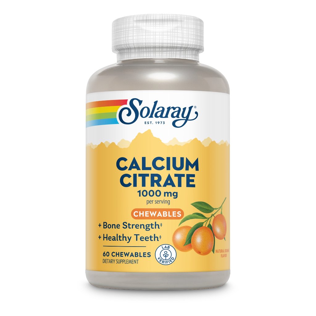 Solaray Calcium Citrat 1000 mg Kautabletten