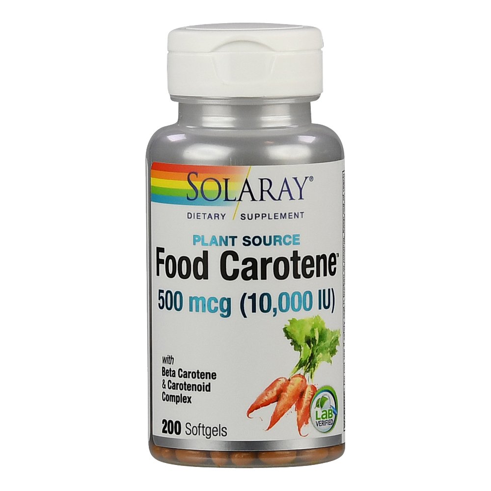 FOOD-Carotene 500 μg Beta-Carotin Kapseln
