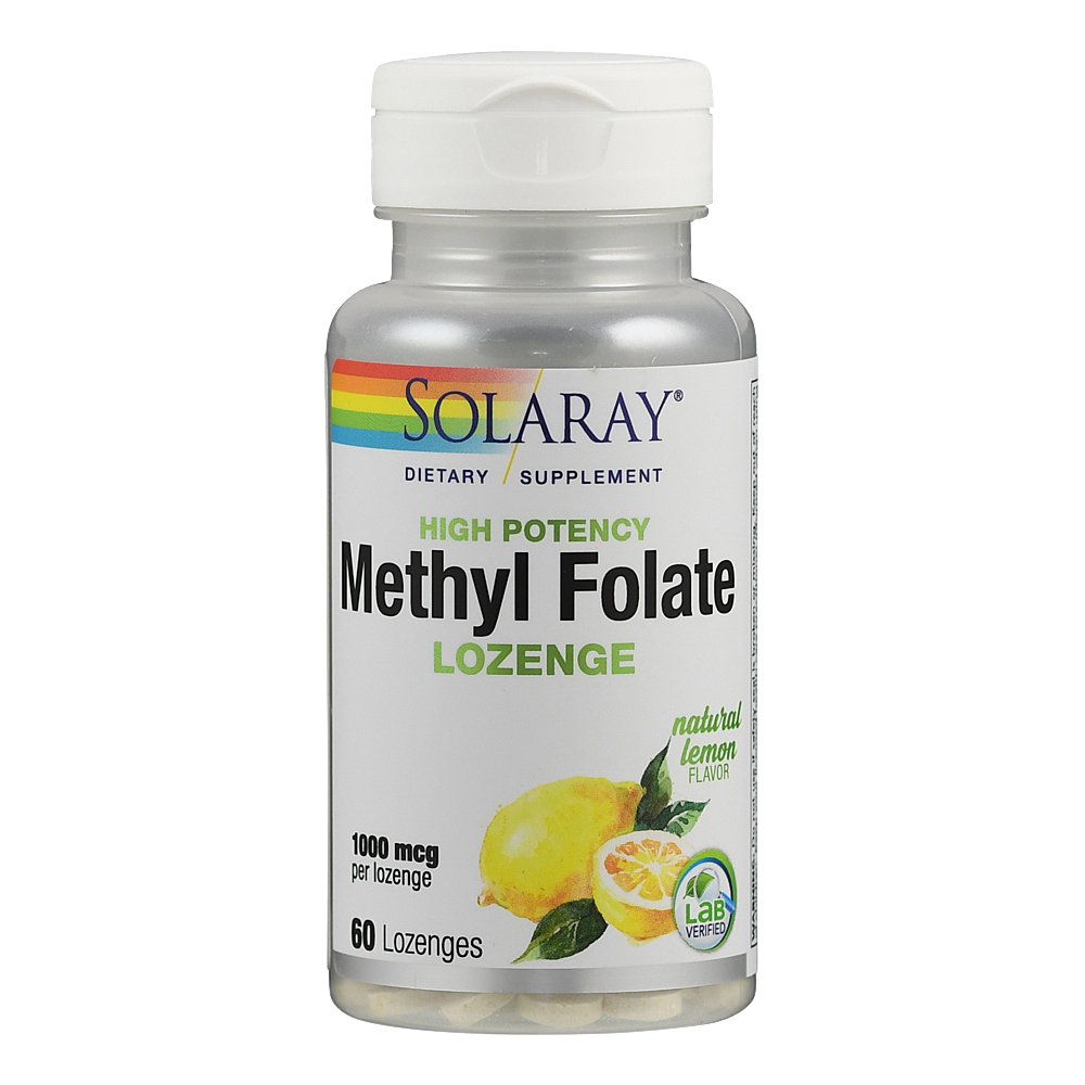 METHYL FOLAT 1000 μg Solaray Lutschtabletten
