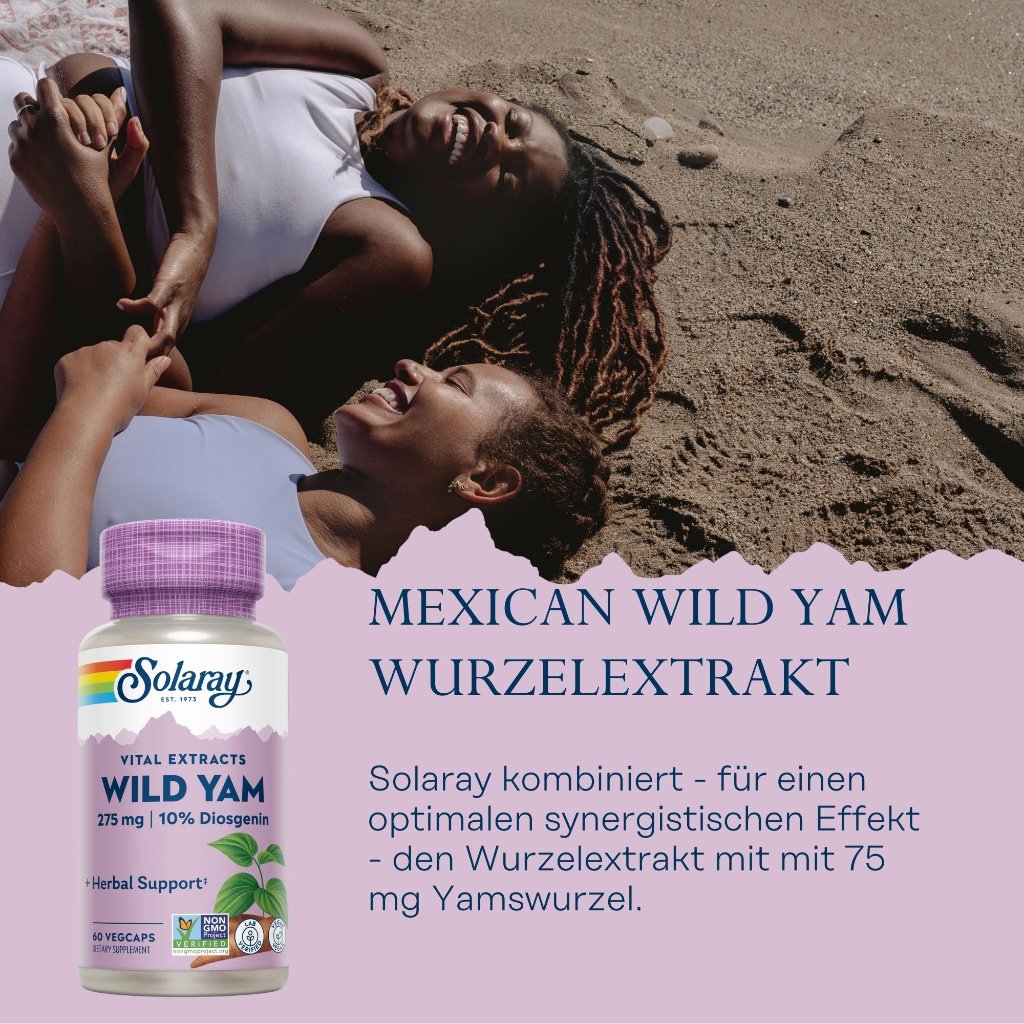 Solaray Mexican Wild Yam Wurzelextrakt 275 mg