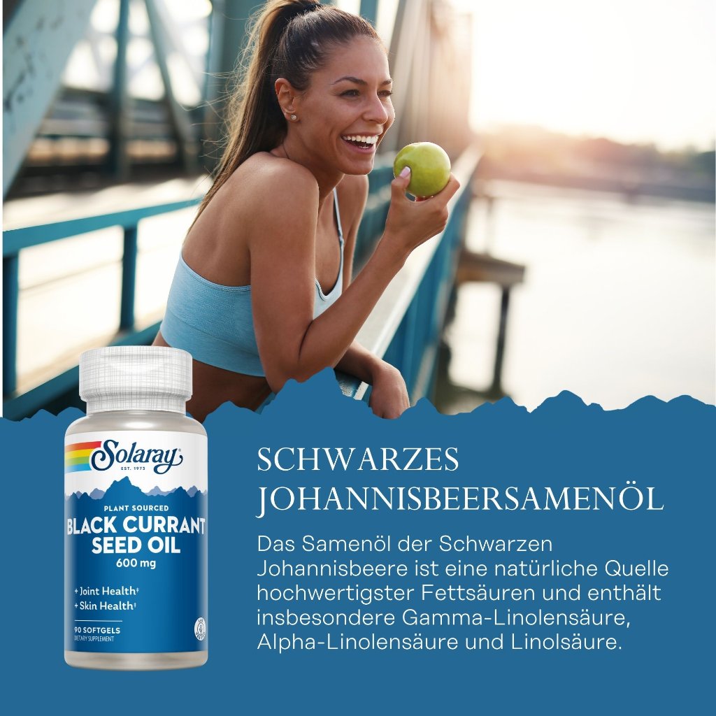 Solaray Schwarzes Johannisbeersamenöl 600 mg