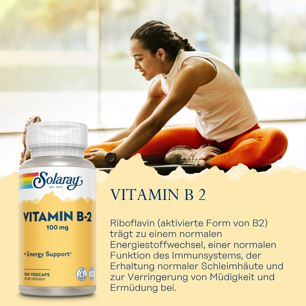 Solaray Vitamin B2 100 mg