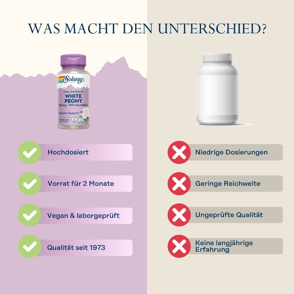 Solaray White Peony Wurzel-Ext (Weiße Pfingstrose)