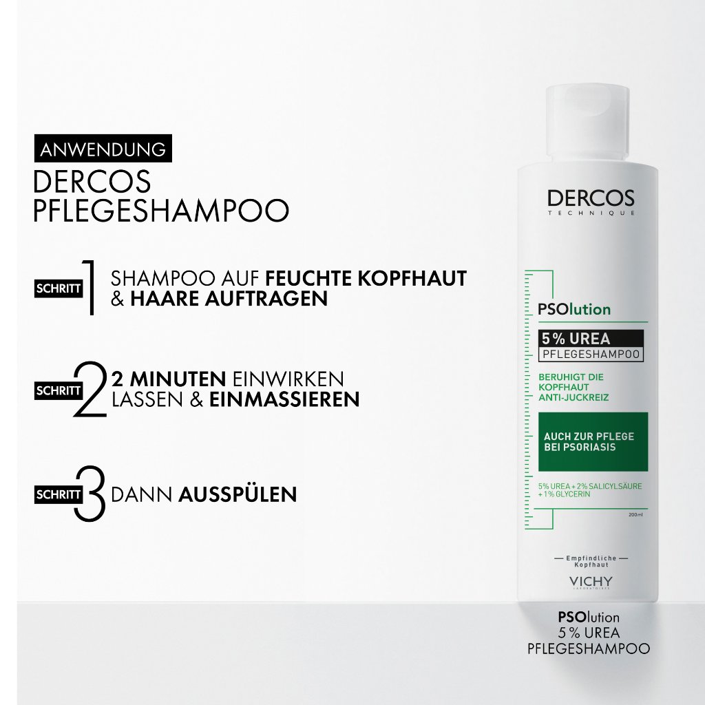 Vichy Dercos 5% Urea Psolution Shampoo