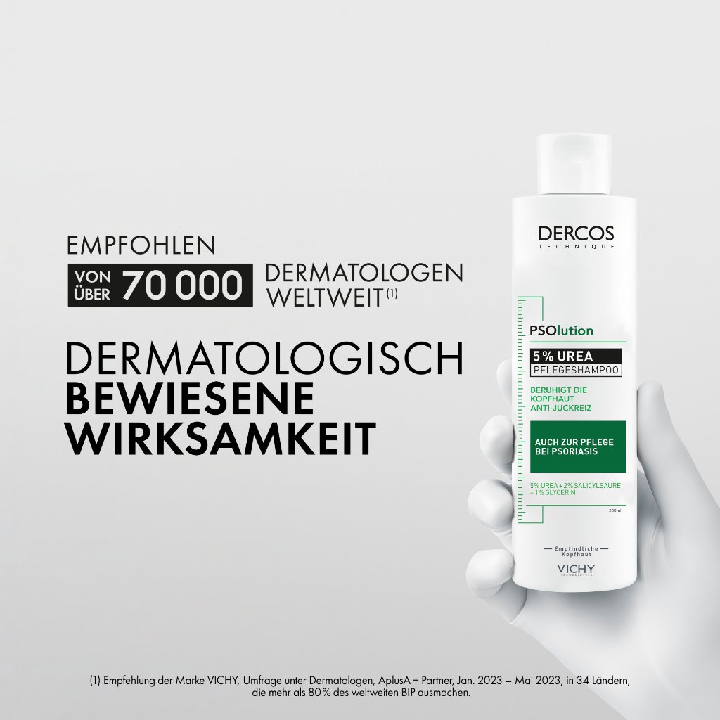 Vichy Dercos 5% Urea Psolution Shampoo