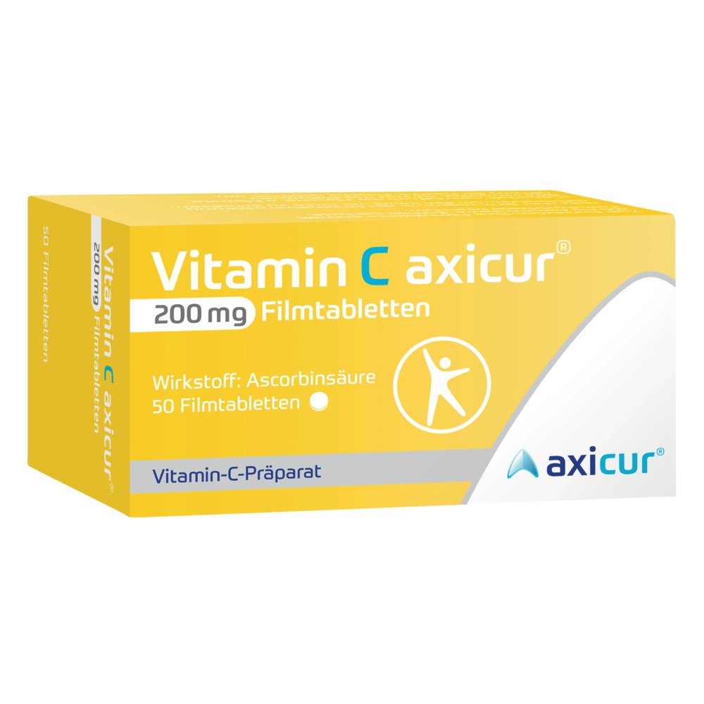 VITAMIN C AXICUR 200 mg Filmtabletten