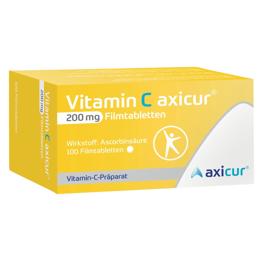 VITAMIN C AXICUR 200 mg Filmtabletten