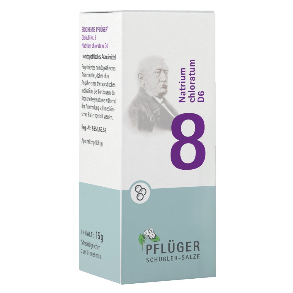BIOCHEMIE Pflüger 8 Natrium chloratum D 6 Globuli