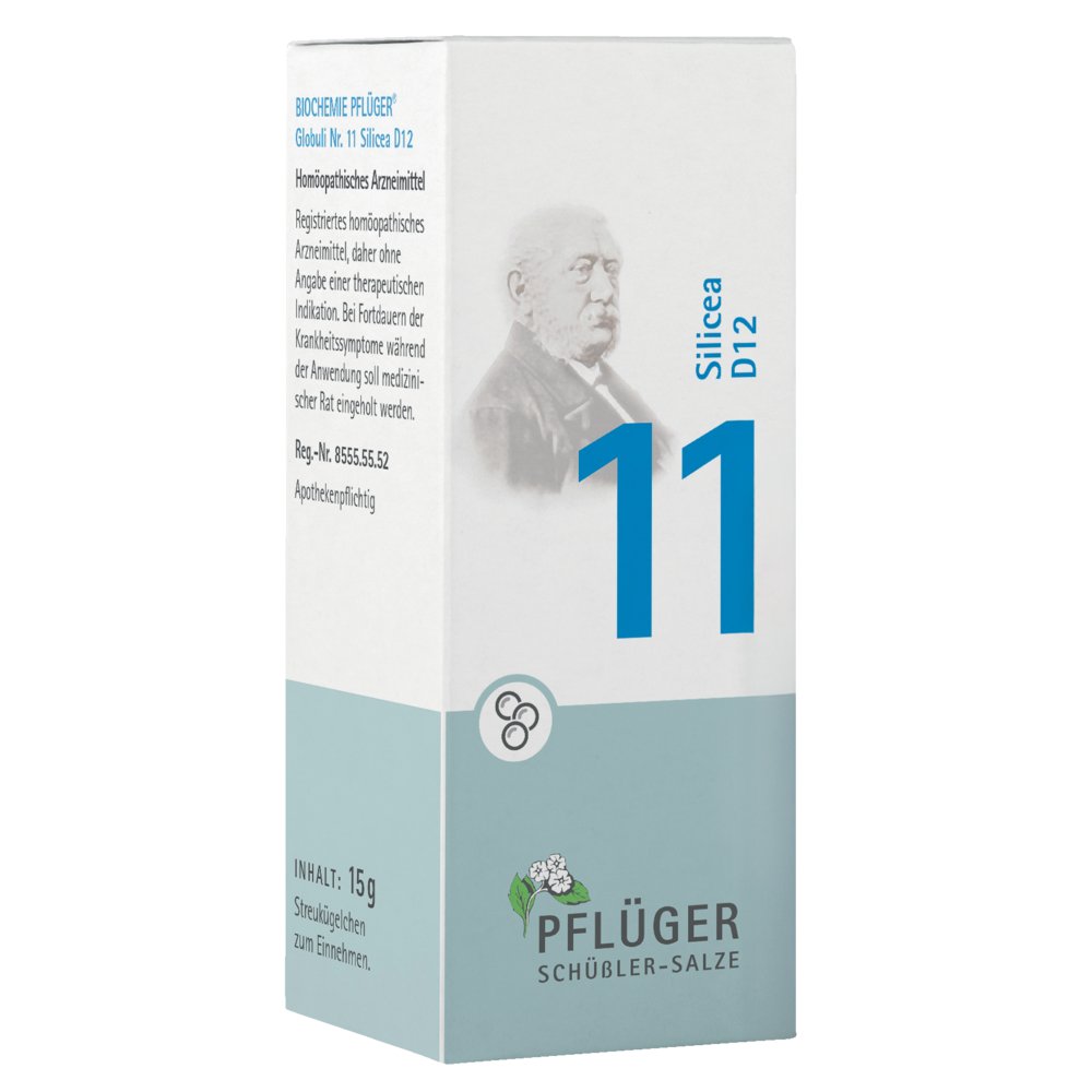 BIOCHEMIE Pflüger 11 Silicea D 12 Globuli