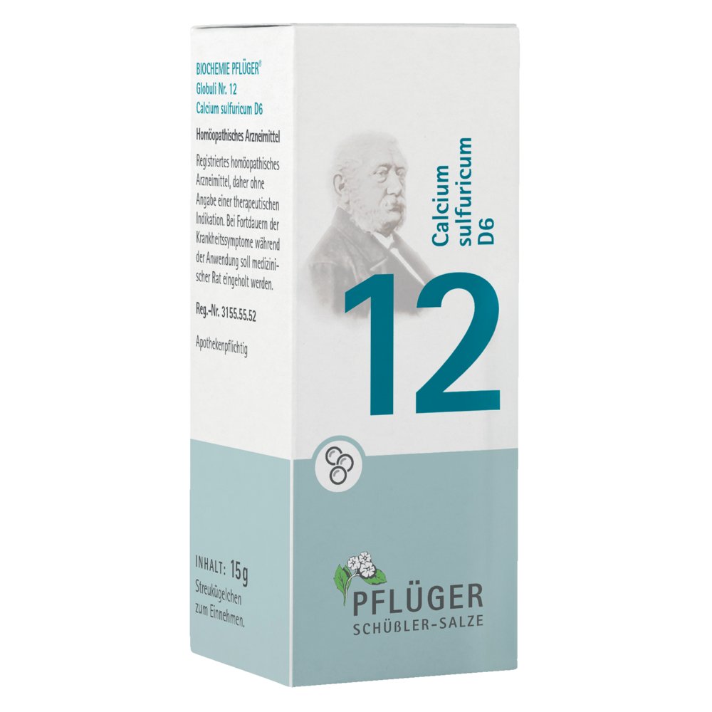 BIOCHEMIE Pflüger 12 Calcium sulfuricum D 6 Glob.