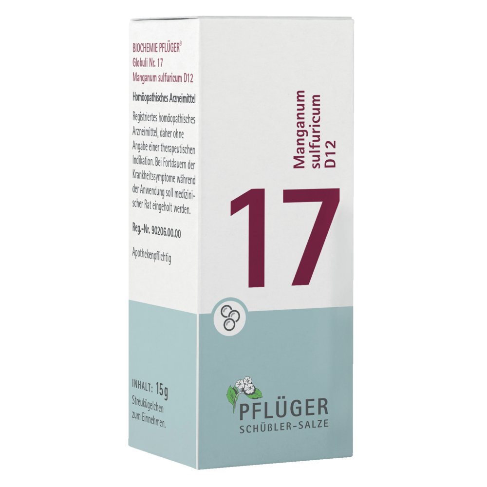 BIOCHEMIE Pflüger 17 Manganum sulfuricum D 12 Gl.
