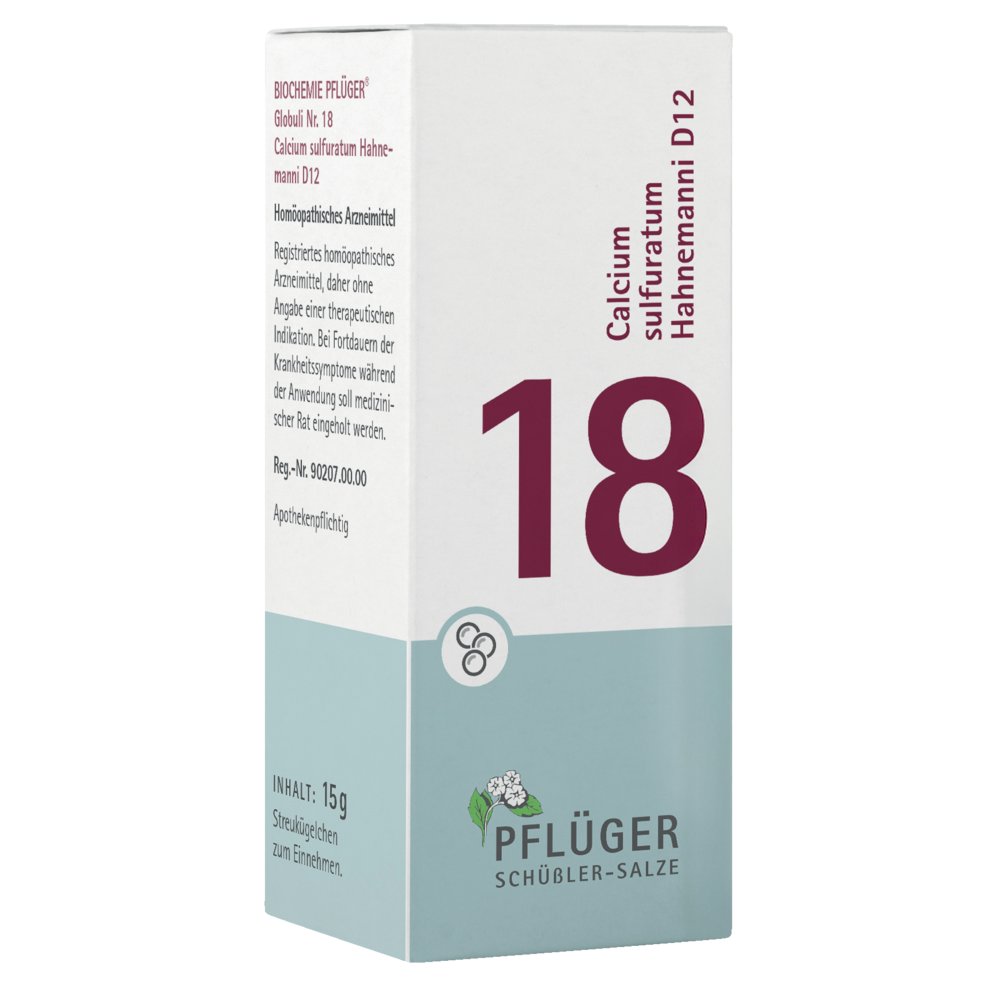 BIOCHEMIE Pflüger 18 Calcium sulfuratum D 12 Glob.