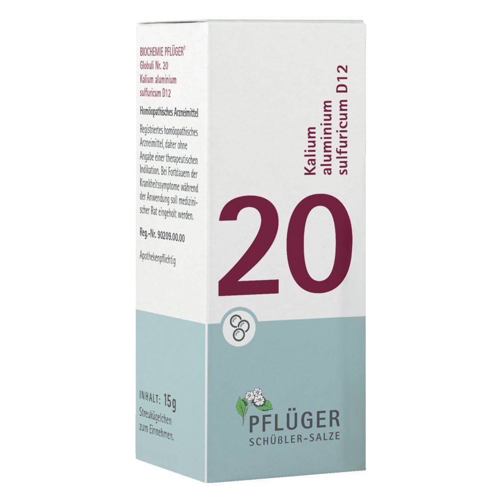 BIOCHEMIE Pflüger 20 Kalium alumin.sulfur.D 12 Gl.